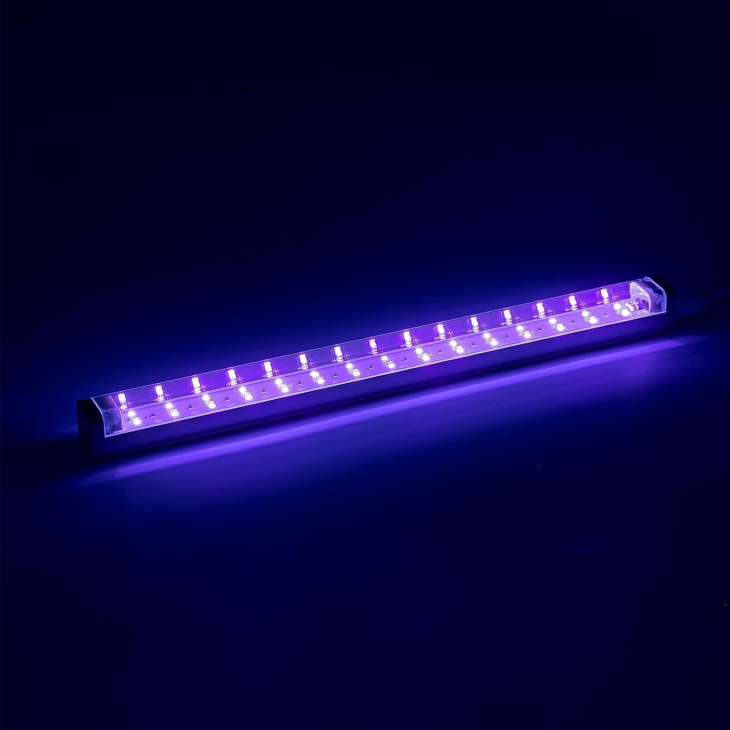 THLIFURE UV Black Light Bar USB DC 10W 1ft LED Blacklight Bar Strip Lights for Bedroom Fluorescent Paint Poster Party Glow in The Dark Light Magnet 2 Pack