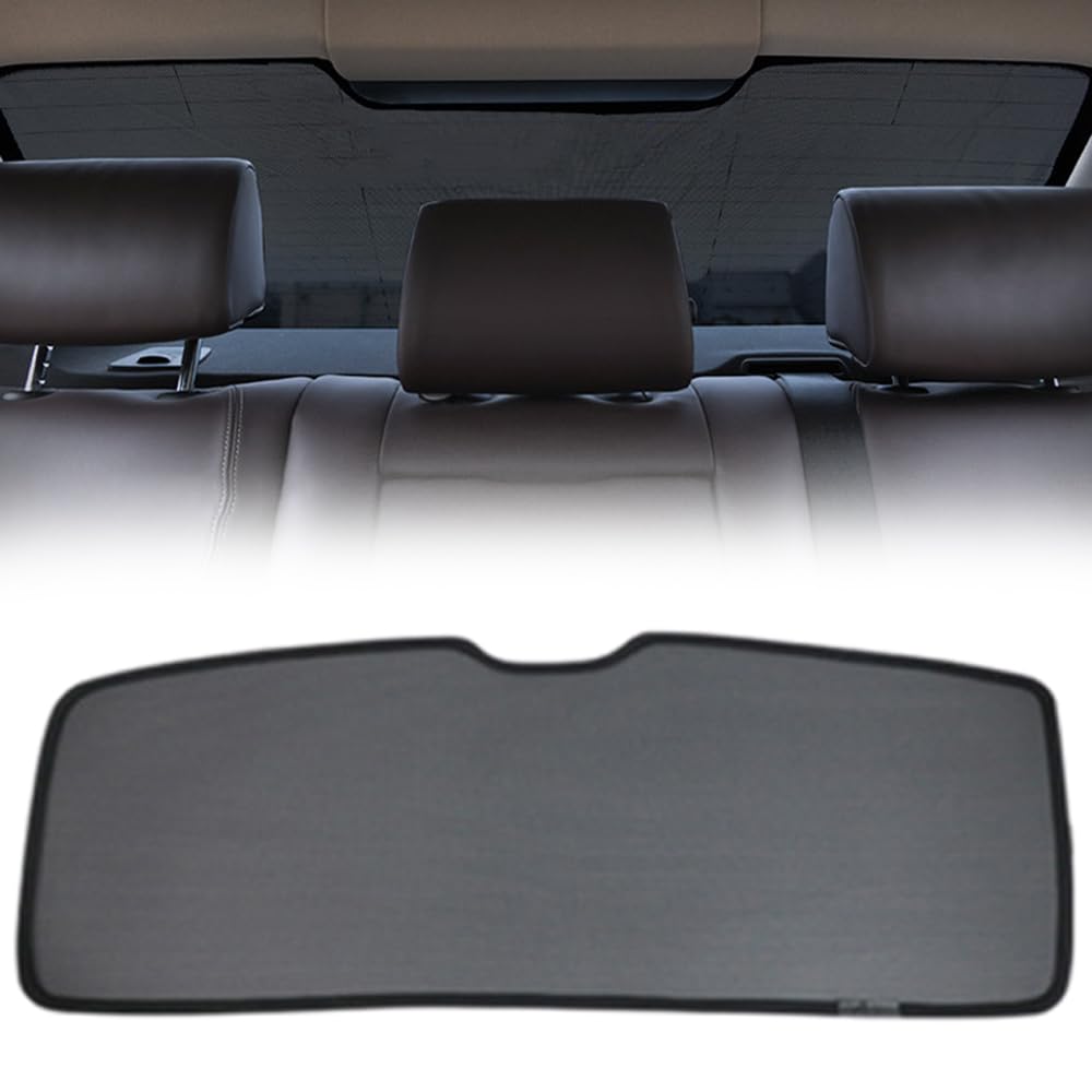 Parasol Coche para Ventana Lateral, para Citroen C4 Picasso 5seats 2013-2023, Parasol Delantero y Trasero, Bloquear Mosquitos UV Succión Magnética Malla de Nailon Negro,Trunk-window-1pcs