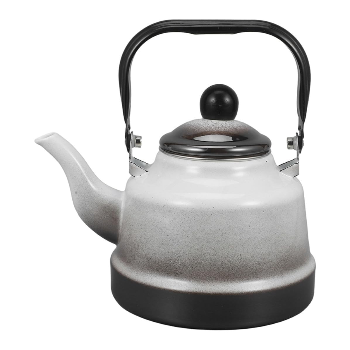 Bollitore da Tè Smaltato 2,5l con Fondo Piatto, Design Vintage