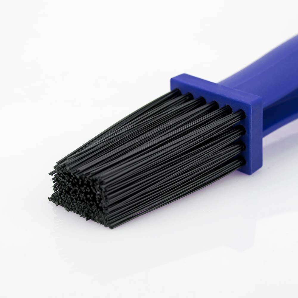 Cepillo Limpieza Cadena Moto y Bicicleta (Pack 100 Uds.) Herramienta para Limpieza de Engranajes y Cadenas Color Azul.