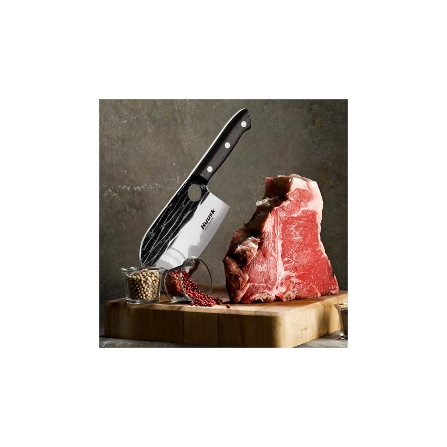 Huusk-Serbian-Chef-Knife-Hand-Forged-Meat-Cleaver-with-Sheath-High-Carbon-Steel-Full-Tang-Knife-Heavy-Duty-Butcher-Knife-for-Kitchen-or-Camping-Outdoor-Christmas-Gifts-Gifts-for-Dad Huusk Serbian Chef Knife Hand Forged Meat Cleaver with Sheath High Carbon Steel Full Tang Knife Heavy Duty Butcher Knife for Kitchen or Camping Outdoor Christmas Gifts Gifts for Dad