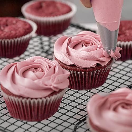 image for 5PCS Large Piping Tips Set, COKUMA Stainless Steel Cake Decorating Tip