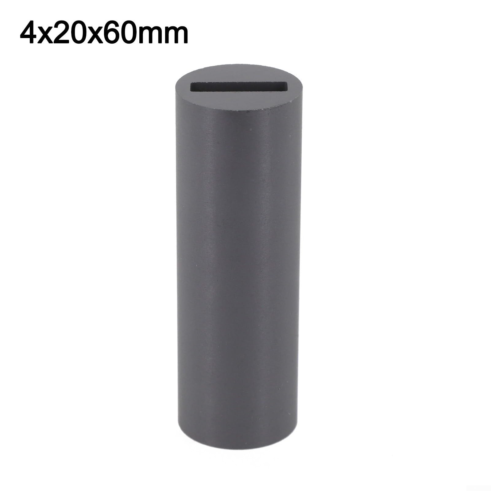 Boquilla de chorro de arena de carburo de boro de alta dureza, accesorio cuadrado de boca plana, compatible con equipos industriales (4 x 20 x 60 mm)