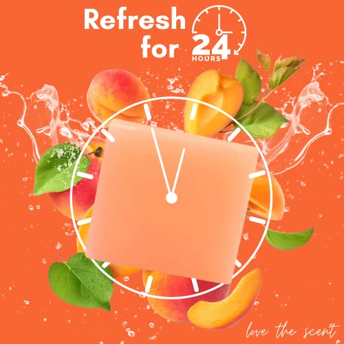 Image of Muun Yoni Soap Bar - Pack 3 Peach pH Balance Natural Ingredients - Gentle Cleansing Formula Eliminates Odor Vaginal Health - Feminine Wash