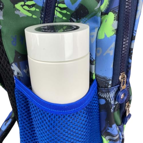 Mochila Juvenil Casual, Escolar, Passeio, Viagem Fresno Poliéster Santino SAM114U (Verde)