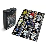 55 tarjetas de fútbol de lámina dorada, edición de torneo 2026, juego de tarjetas coleccionables de fútbol premium, edición limitada, coleccionables chapados en oro para fanáticos, regalo de