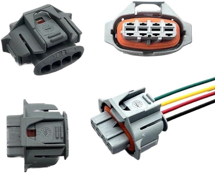HUABAO 1/5/10/20 Sets 4 Pin Way Female Automotive Water Proof Connector Car Ignition coils Wire Harness Plug 1928404993(with 18 AWG Wire,5 Sets)
