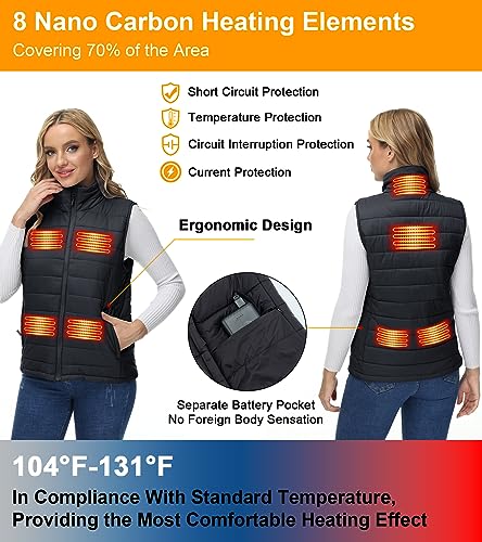 Women's Heated Vest for Winter Fishing