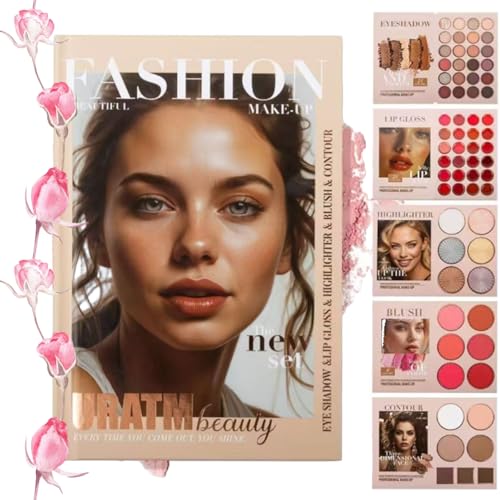 Fashion Makeup Book, 24-Color Eyeshadow Palette - 5-Layer Book-St...