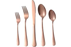 Rose Gold Silverware Set 40-piece