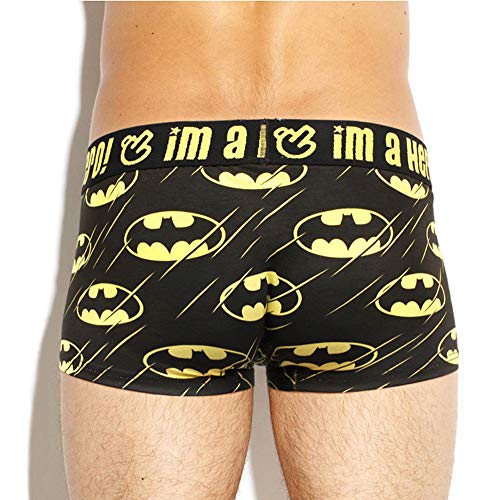 Andyshi Men's Boxer Briefs Batman Cartoon Print Lovers Style Cotton Superman Underpants For Men Short Pants Underwears #TOP1