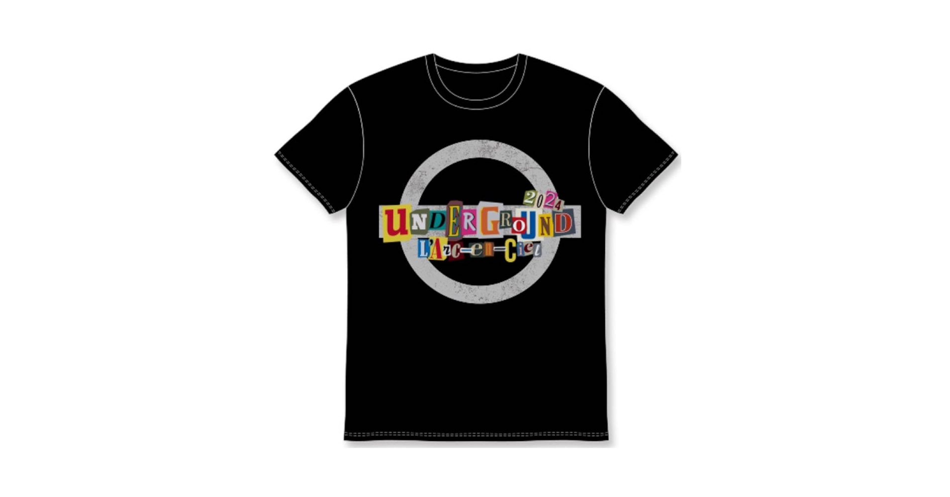 Amazon.co.jp: L'Arc-en-Ciel限定T 黒 カラーロゴ ラルクアンシエル