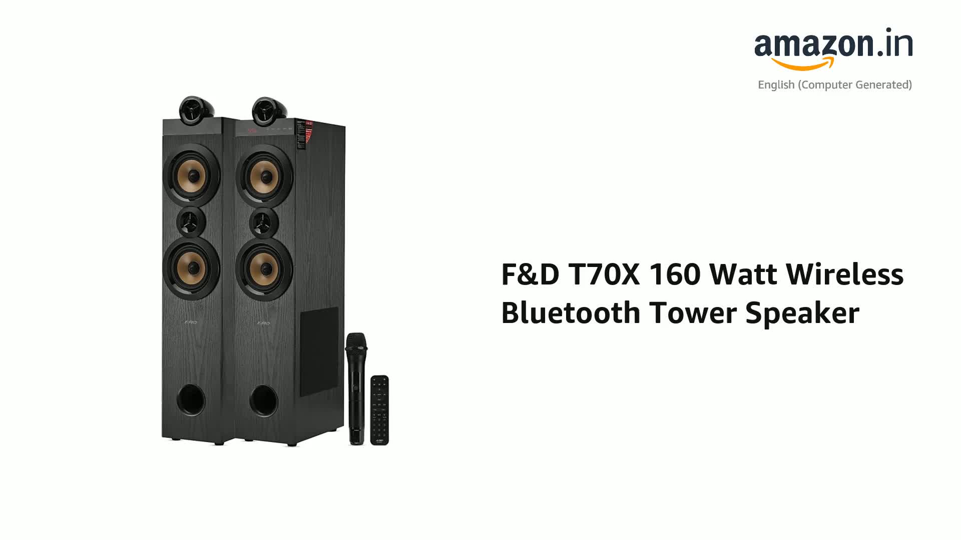 Wireless Bluetooth Tower Speaker Price 