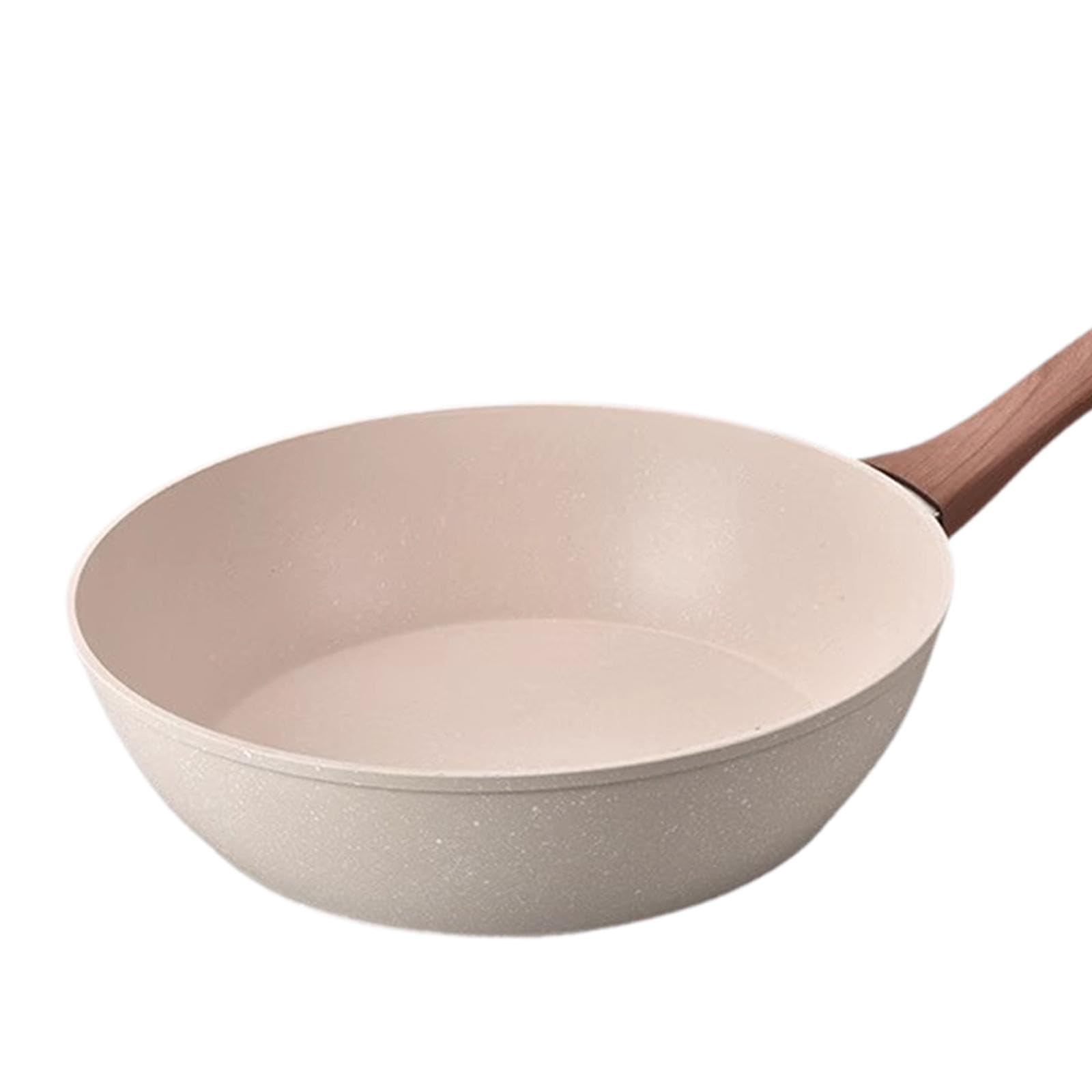 Padella per Friggere, Padella per Saltare, Pentolame Multifunzionale con Manico Ergonomico, Padella Antiaderente, Wok per Tutti, 28x7.6 Cm