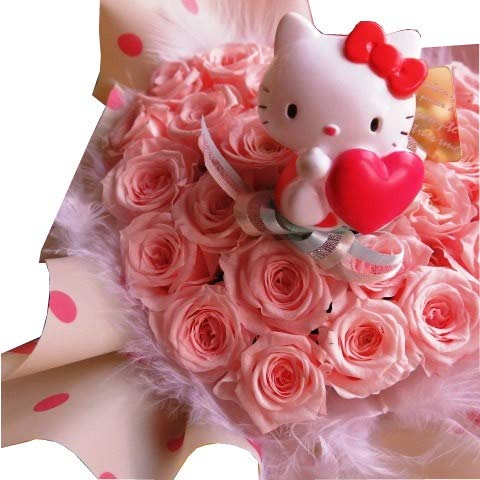 キティちゃん 根付け 3点セット 2005 フラワー 花 装飾付き キティちゃん 根付け 3点セット 2005 フラワー 花 装飾付き