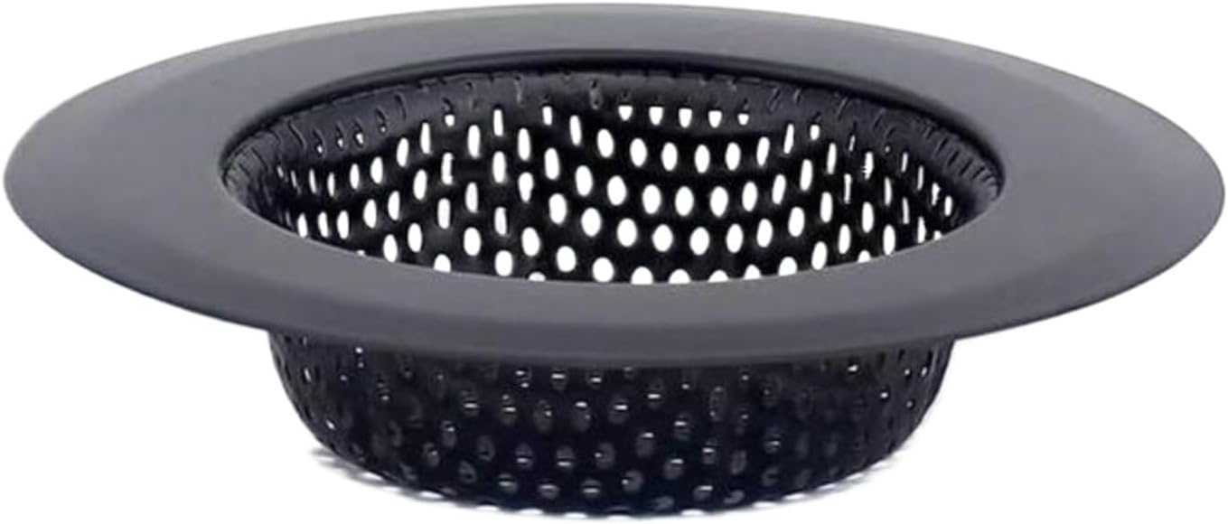 Stainless Steel Kitchen Sink Strainer Filter Black Basin Drain Hole Stopper Shower Floor Bathroom Accessories(-L)