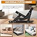 AMGSH Futon Hinges, Adjustable Spring Mechanism Replacement Spring Hinge for Most Foldable Sofas, Hevy Duty Steel Sofa Bed Futon Hinge Hardware, Easy Couch to Bed Conversion