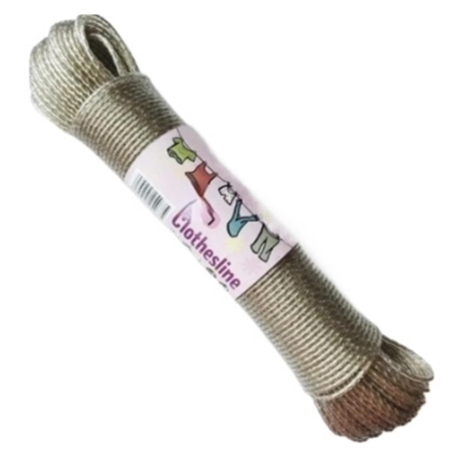 Filo Per Il Bucato Cavo metallico d'acciaio for stendibiancheria | Appendiabiti da viaggio for campeggio all'aperto(2 transparent 3 20M)