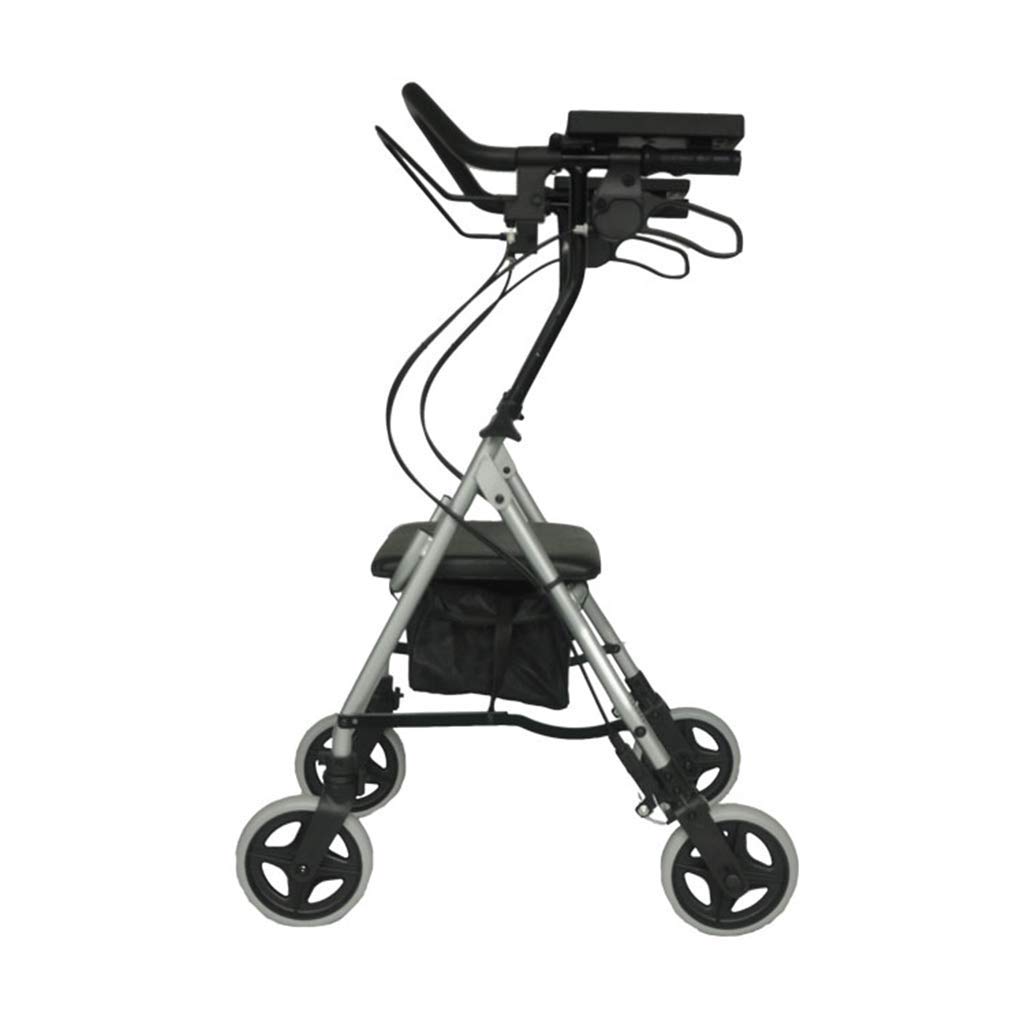 Rollators Starszy Walker Old Man Trolley Przenośny wózek na zakupy Wózek spacerowy Skuter antypoślizgowa laska ze szpitalem interesting