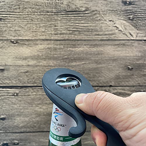 1P Creative Portable Cat Shaped Magnet Bottle Opener, Wine Beer Beverage Drinking Opener Bar Gadget Glass Beer Kitchen Tools Barware For Girls Women (Black) #TOP7