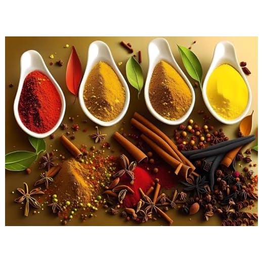 Peinture par Numéros pour Adulte épices pour la cuisine, Activité Manuelle Kit de Peinture à l'huile sur Bricolage pour Enfant avec pinceaux Peinture de Dessin de Pigment Acrylique, 90x120cm L-624