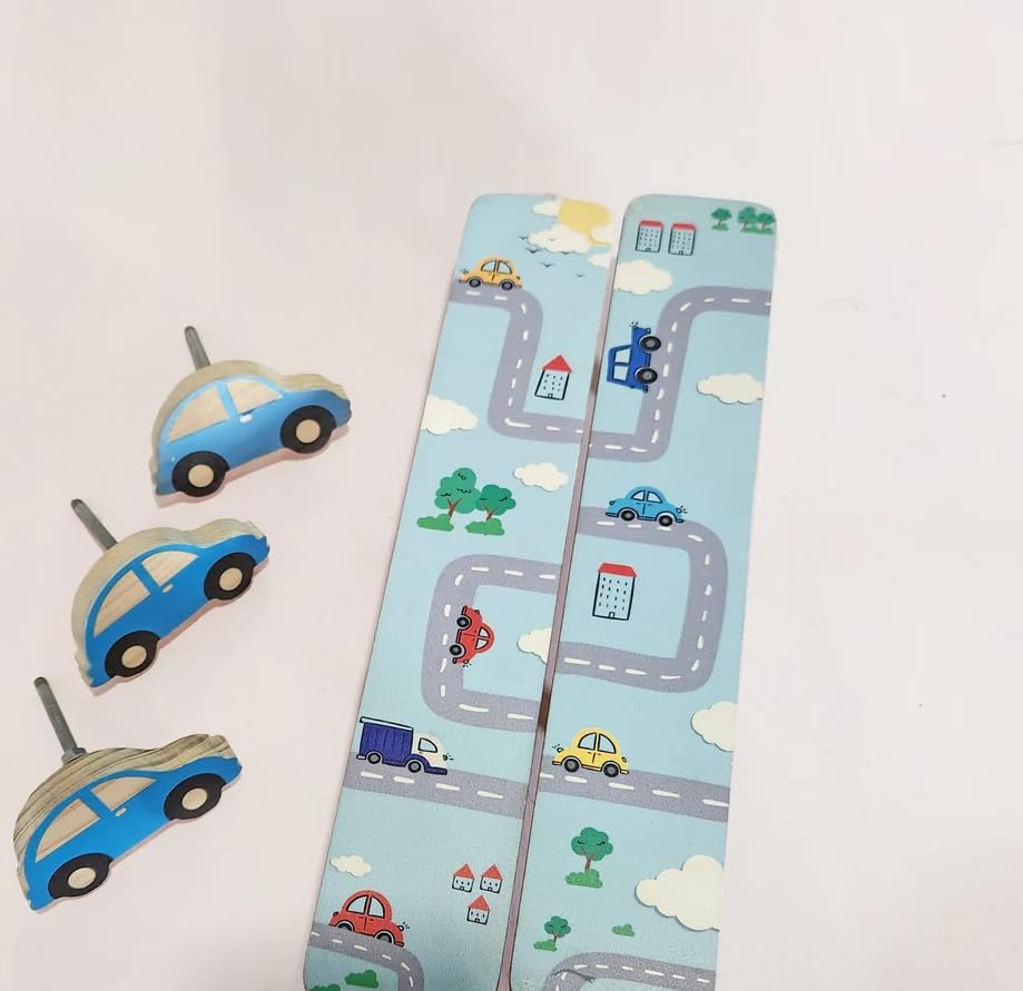 Speed Racer Combo – Blue Car Adventure! Handle and Knob for Drawer and Cupbord-image-9