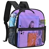 USPECLARE Clear Backpack for Stadium Approved 12×6×12, Water proof Clear Bag for Stadium Events and Concert Work Sport Event