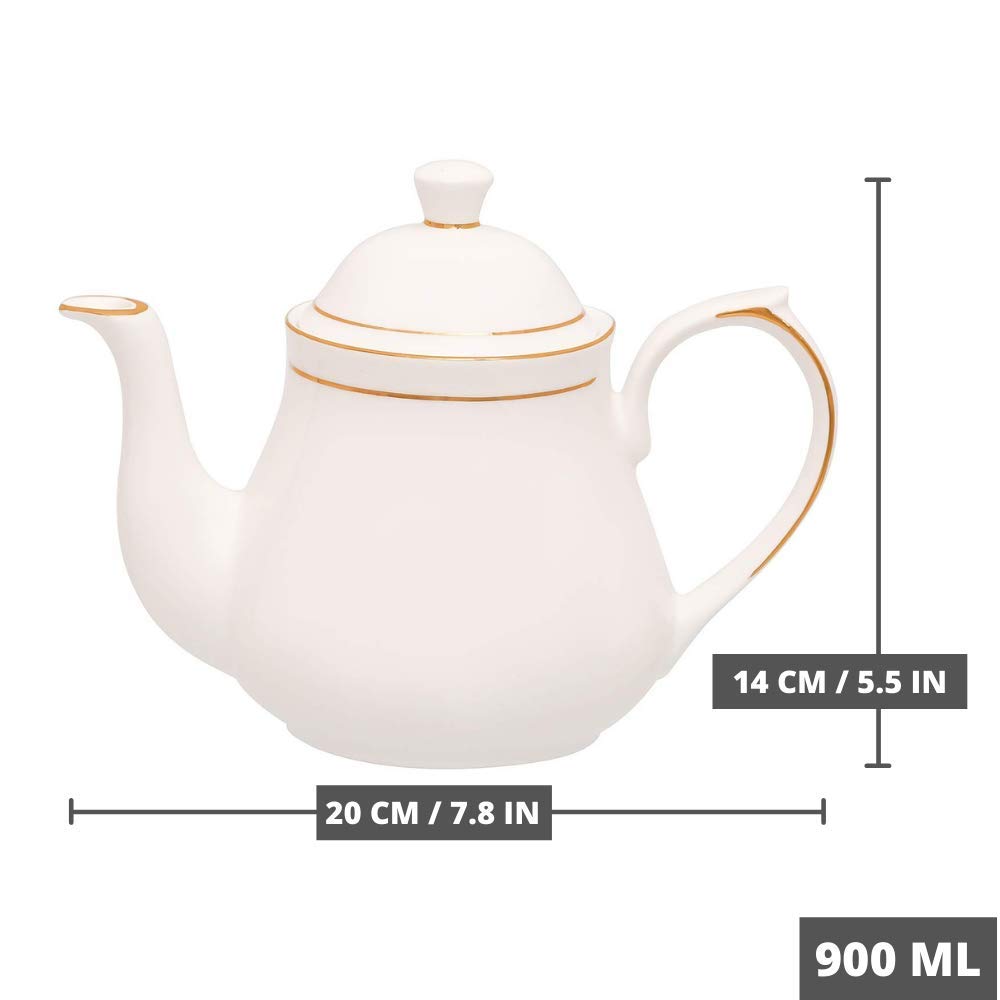 Femora Gold Line Tea Pot & Kettle - 1000ml -3