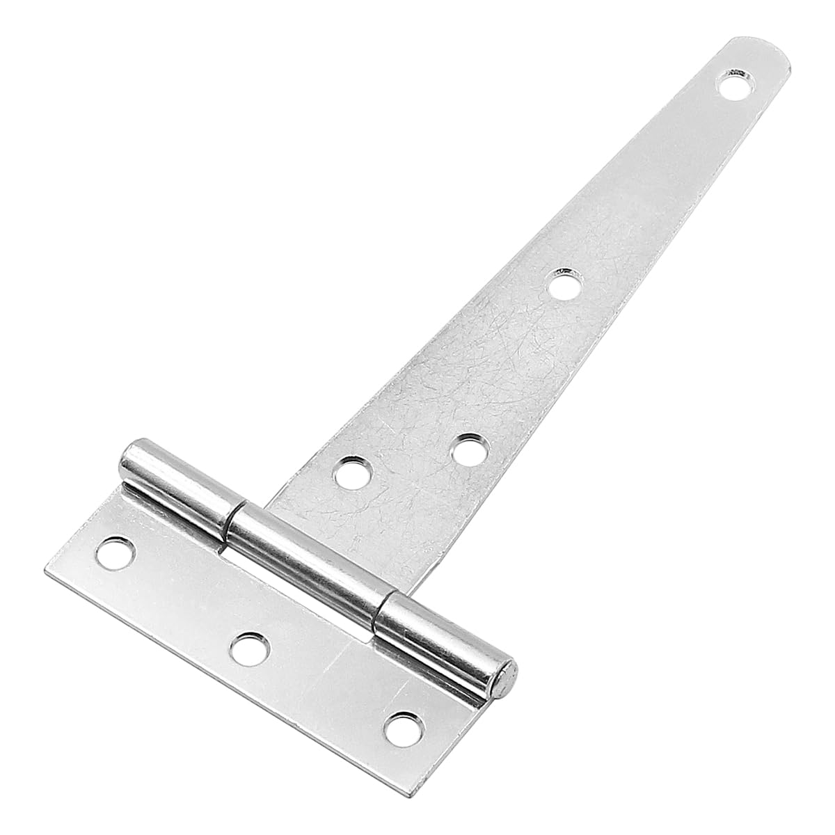 Set of 4 ZONADAH Garden Shed Door Hinge Heavy Duty T Hinge with Straps 127mm/5" Rustproof T Hinges Gate Door Barn Forged with Screws for Gates Sheds - Image 3