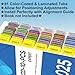 Index Tabs for ICD-10-PCS Expert 2026/2025 (Book not Included)84 Color-Coded Clear PVC Book Tabs, Side & Top Tabs with Code Ranges, Alignment Card Page Numbers Bookmark, Laminated Repositionable