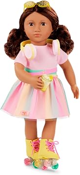 Our Generation Outfit OG Deluxe - Rollerblades & Limonade - Skate Suit for 18 Inch Doll