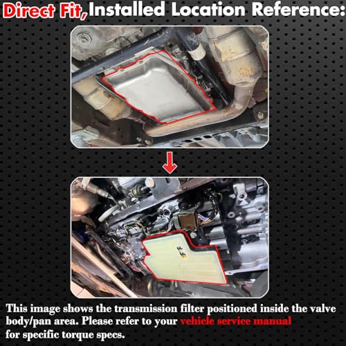 MATICVAS Transmission Filter Kit with Rubber-Coated Steel Gasket, Heavy-Duty Replacement for GM 10 speed, Leak-Proof Seal, Compatible with 2019-25 Camaro Silverado Sierra Yukon Escalade Tahoe CT4 by MATICVAS - Used condition - Image 6