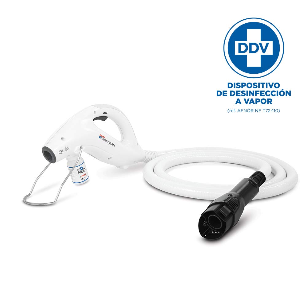 Polti PAEU0368 Sani System gun - Vaporetto Lecoaspira, accesorio para la sanificación a vapor de superficies, objetos y tejidos con vapor saturado seco sobrecalentado hasta 180C, Fabricado en Italia