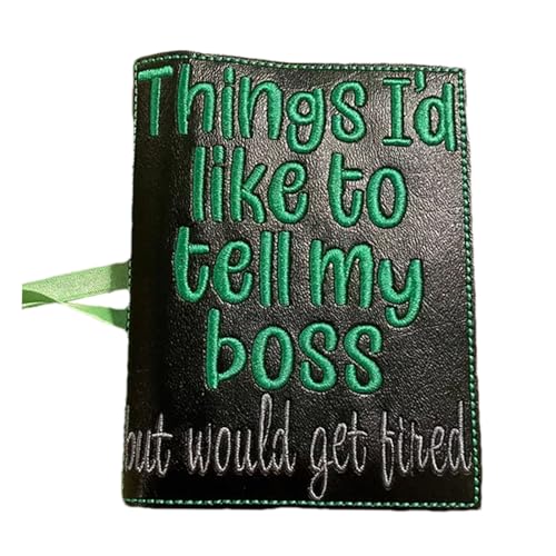 Divertidas fundas para cuadernos - Tapa dura A6, cubierta protectora para diario, protectora para diario con forro humorístico, resistente para portátil | Elegante accesorio