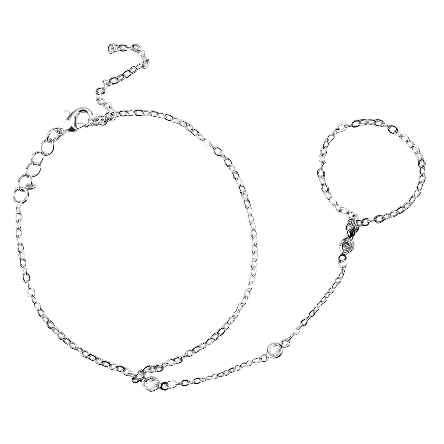 Schakelarmband Rond Slot met Hartje Bestel nú online - KAYA Sieraden