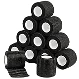 12 Pack Self Adhesive Bandage Wrap 2 Inches x 5 Yards Elastic Bandage Wrap Self Adherent Cohesive Ta