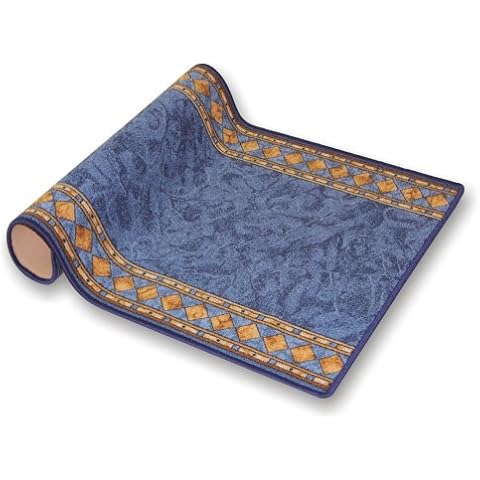 der Meisterei Teppichläufer Rügen blau 546 Teppich Läufer Brücke Flur Meterware in 44 Größen, 4 Farben Cover