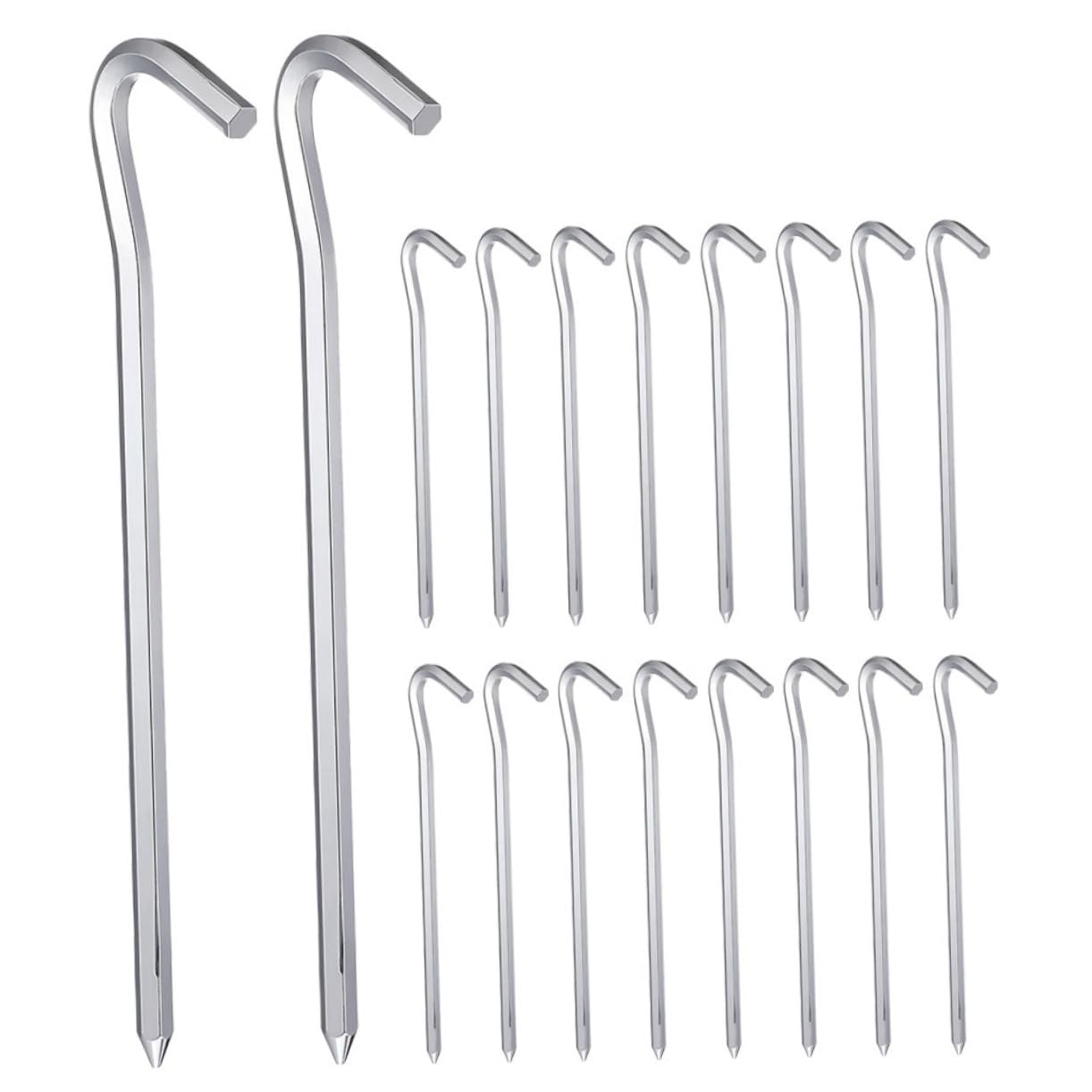 Estacas de metal Mikinona para evitar que el viento levante tus redes