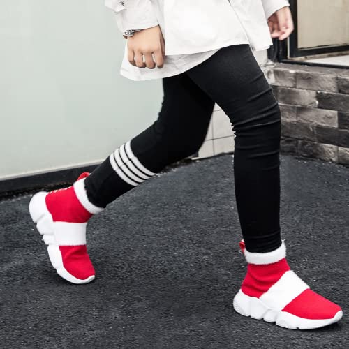 CHUI Boys Girls Breathable Sneakers Mesh Lightweight Easy Walk Casual Slip-On Athletic Running Walking Shoes3