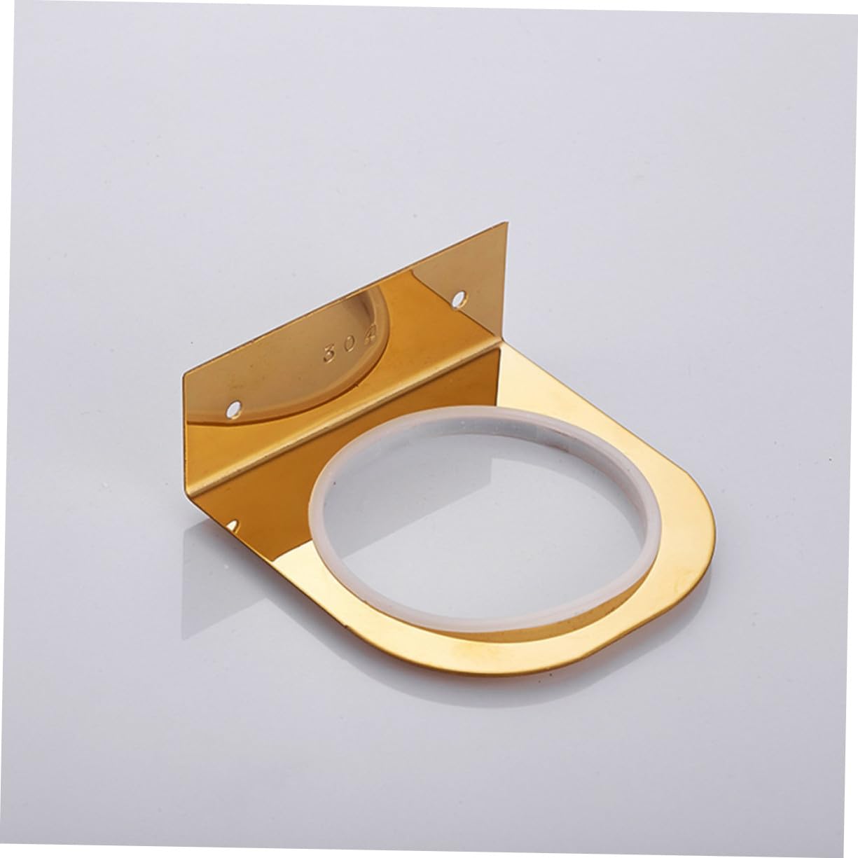 Cepillo de Baño Inoxidable con Soporte de Pared Dorado Escobilla para WC Resistente y Reutilizable para Limpieza Eficaz del Baño de Espacio y Diseño Moderno