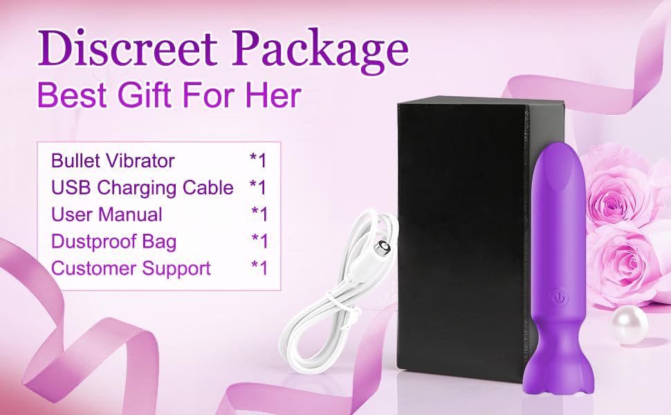 Mini Bullet Vibrator Adult Toys - Vibrators App Controlled Female Sex Toys with 9 Vibration Modes, Lipstick G Spot Dildo Clitoral Vibrator, Long Distance Discreet Vibrator for Women & Couples ()