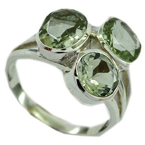 Bague femme gemischtschliff vert cristal taille mixte design chic