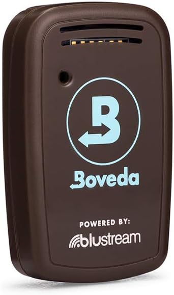 Boveda Smart Hygrometer for Humidors, Herbal & Music | Measures RH and Temperature With Auto Alerts to Your Phone | Easy-to-Use Calibration Kit Included | App for iOS/Android | 1-Count