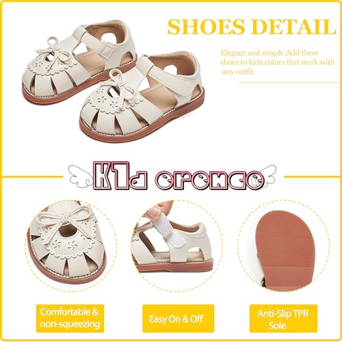 Image of Kiderence Toddler Girls Sandals Little Girls Kids Summer Shoes Toddler Sandals