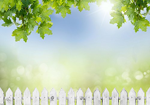wandmotiv24 Fototapete Weißer Zaun mit Ahornzweigen, S 200 x 140cm - 4 Teile, Fototapeten, Wandbild, Motivtapeten, Vlies-Tapeten, Baum M0419 wandmotiv24 Fototapete Weißer Zaun mit Ahornzweigen, S 200 x 140cm - 4 Teile, Fototapeten, Wandbild, Motivtapeten, Vlies-Tapeten, Baum M0419