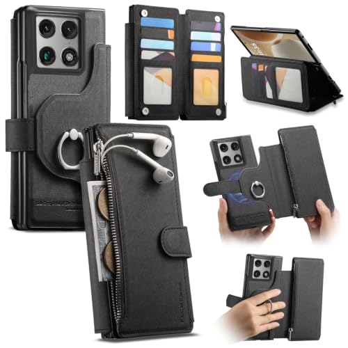 For Motorola Razr Fold �P�[�X Magsafe�Ή� Motorola Moto Razr Fold �J�o�[�yTrocent�z���g���[��SIM�t���[�X�}�z�P�[�X �����O�t�� �蒠�^ �J�[�h���[ ��e�� ���K���� �X�^���h�@�\ �����\ 