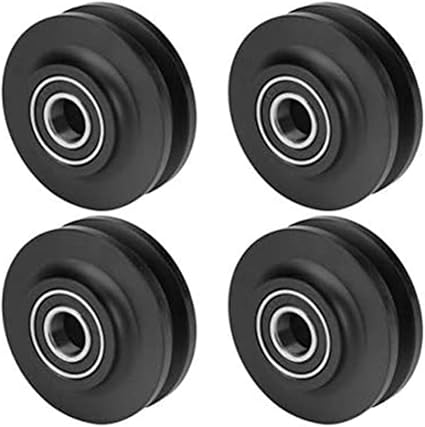 Pulegge Scorrevoli Per Vetro Spessore 5mm - 4 Pezzi In Acciaio Inox Per Armadi E Docce - Foto 3