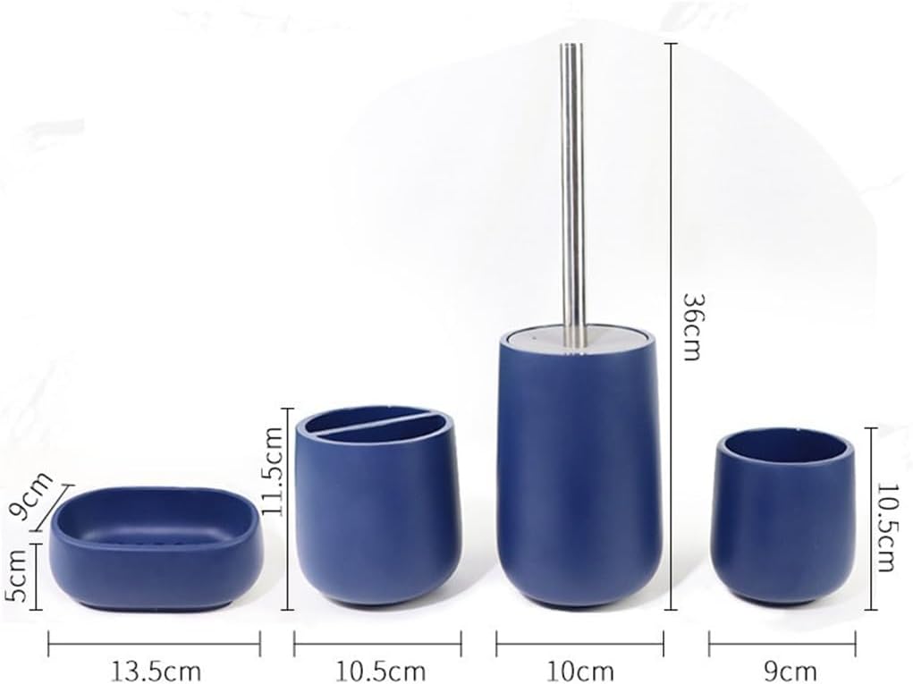 Toiletries Bath Set Bathroom 4-Piece Hotel Toiletries Set Resin Bathroom Set
