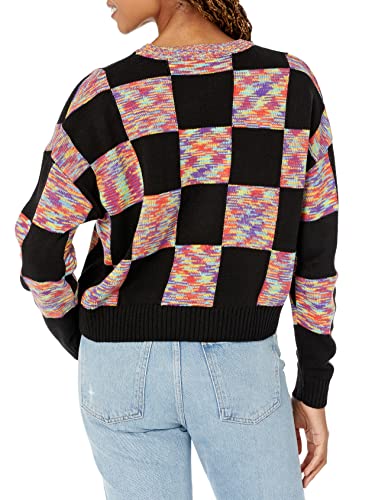 Steve Madden Apparel Women's Vivie, Black Multi, S #TOP1