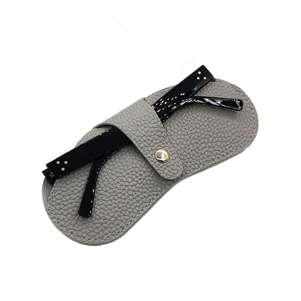 2/4/6 szt. etui na okulary damskie skórzane miękkie okulary torba uchwyt moda przenośne okulary przeciwsłoneczne akcesoria etui na okulary okulary pudełko na okulary 1 szt. (szary, 6 szt.),
